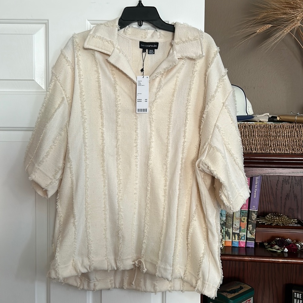 David Catalan Fluffy Polo Shirt